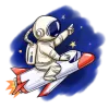 Flappy Astro👨‍🚀 - free online arcade game