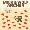 Milk and Wolves Archer - free online arcade game