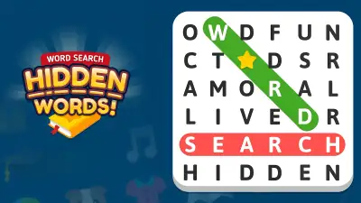 Word Search Hidden Words - free online shooting game