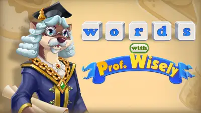 Words with Prof. Wisely - free online sports game
