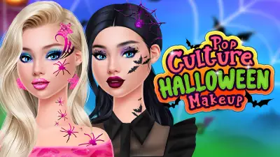 Pop Culture Halloween Makeup - free online action game