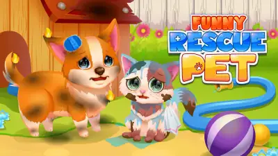 Funny Rescue Pet - free online puzzle game
