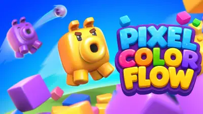 Pixel Color Flow - free online shooting game
