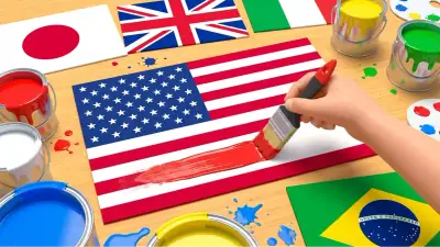 Flag Painting Game - free online action game